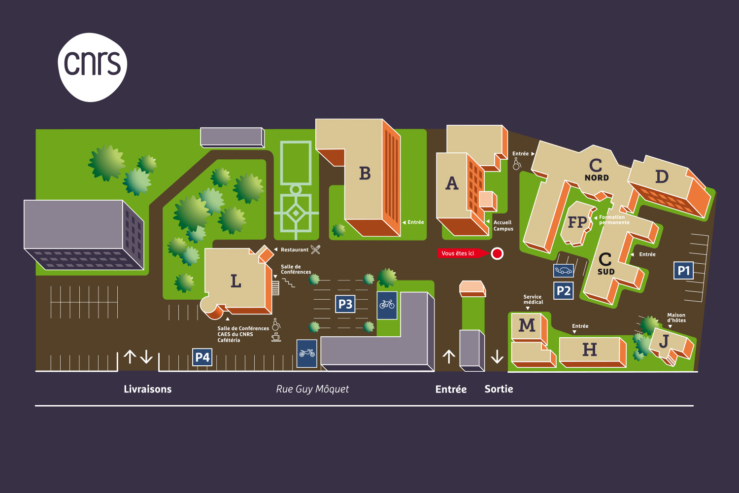 CNRS_Plan général du site